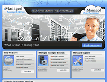 Tablet Screenshot of imanaged.com